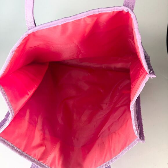 Clinique MakeUp Cosmetic Travel Carry Tote Bag Storage Lavender Purple New - Picture 9 of 12